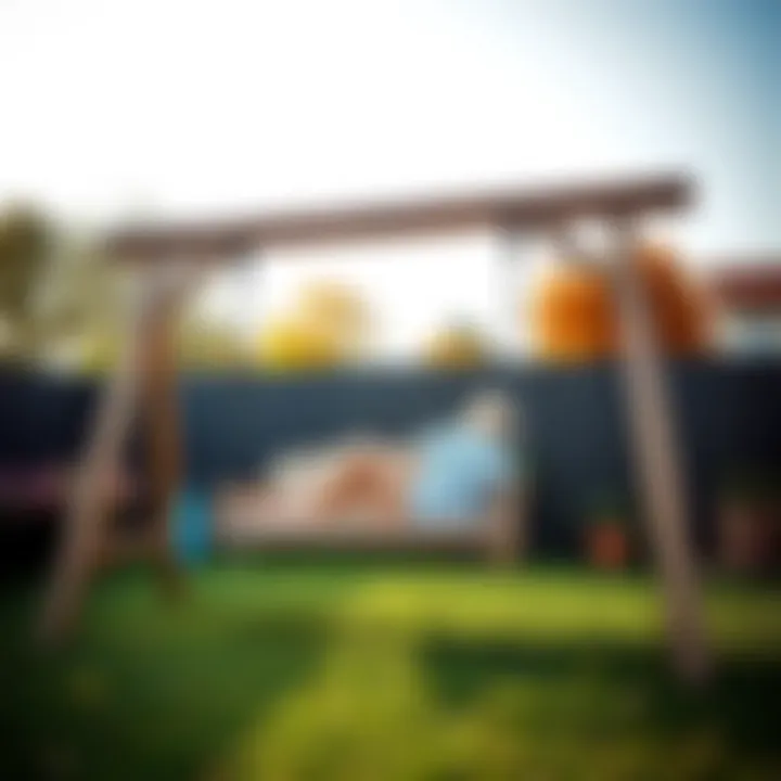 Final assembly of the profile swing with safety features