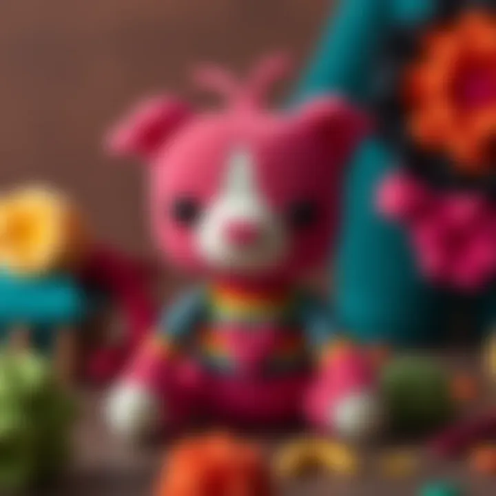 Psychological effects of colors represented in amigurumi projects.