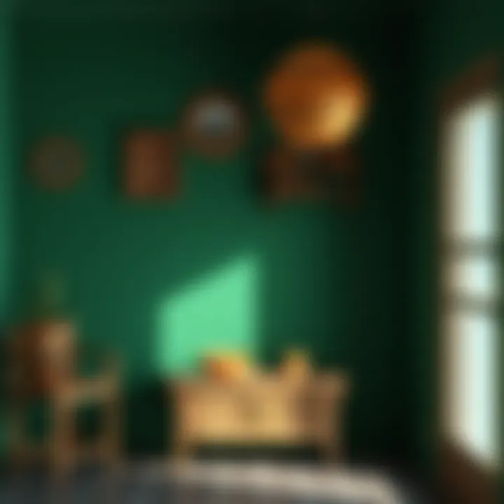 Psychological impact of brown and green colors illustrated