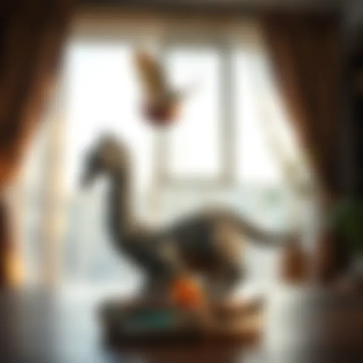 A creative sculpture made from recycled materials