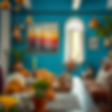 Color psychology in art