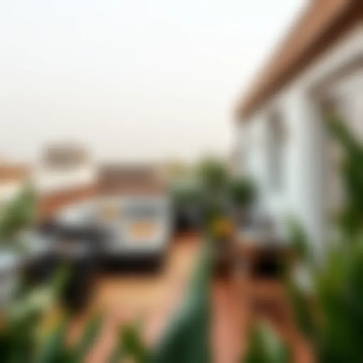 Contemporary rooftop balcony featuring wooden flooring