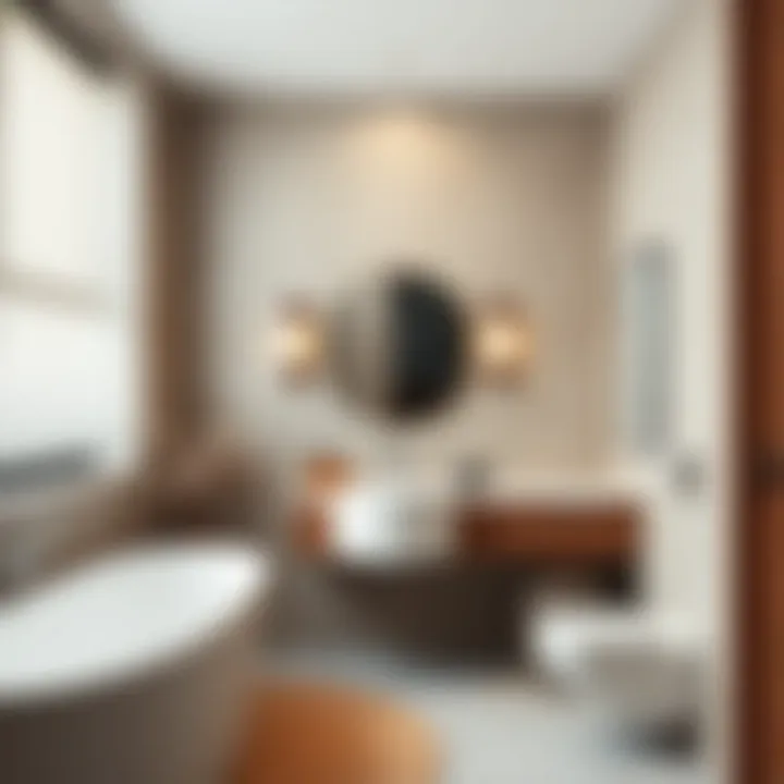 Sophisticated Design for Simple Living Elegant bathroom with modern fixtures