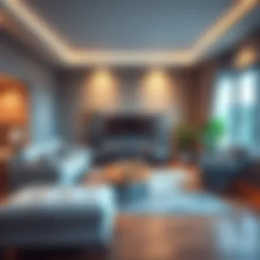 Innovative furniture layout for maximizing space