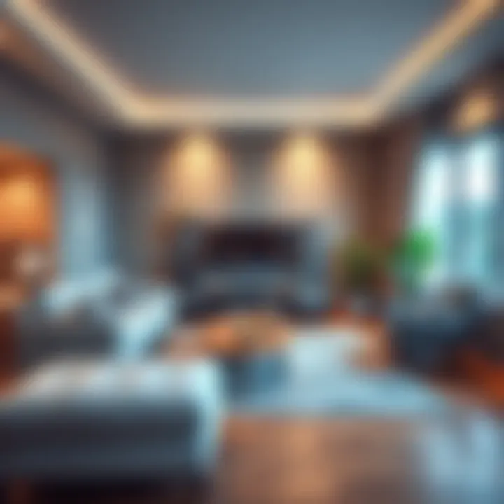 Innovative furniture layout for maximizing space