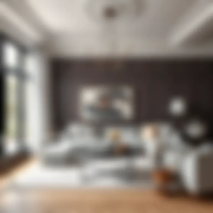 Elegant color palette for living room decor