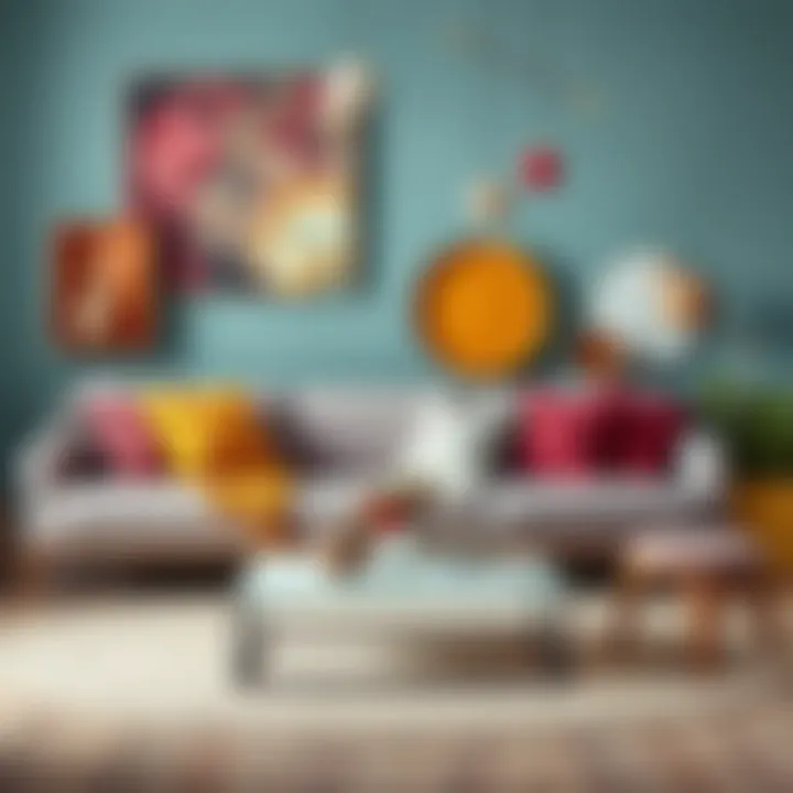 Creative use of colors and textures in modern home decor