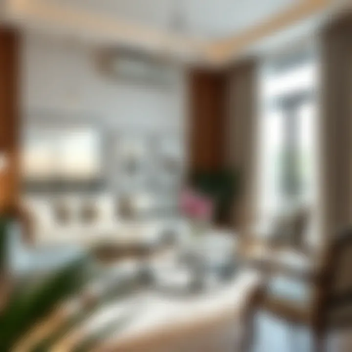 Elegant living room table design