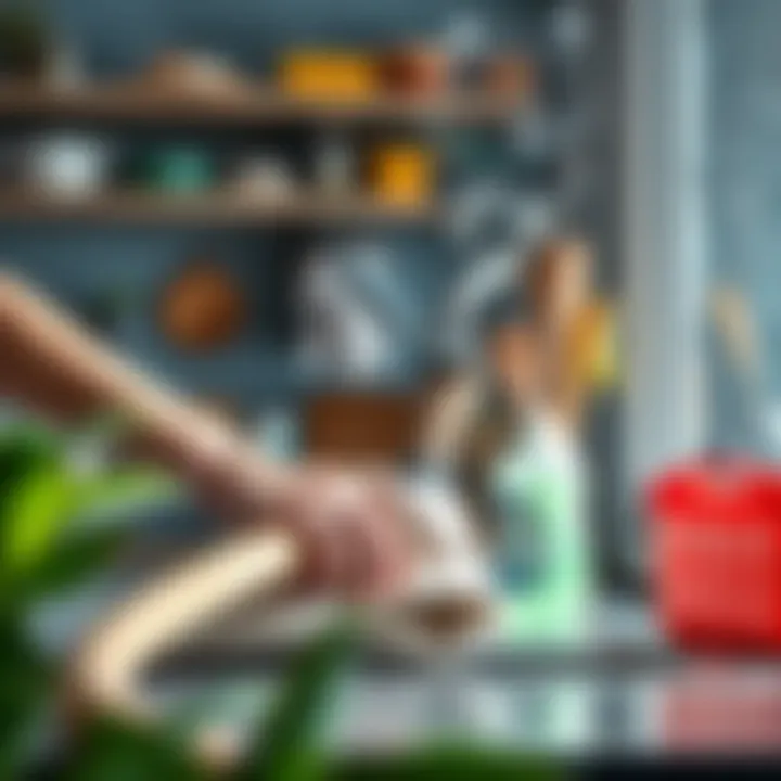 Effective Cleaning Technique Step-by-step cleaning technique illustrated