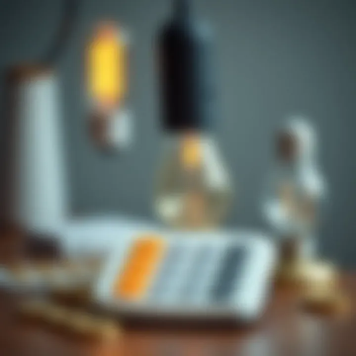 Savings calculator for energy-efficient lighting