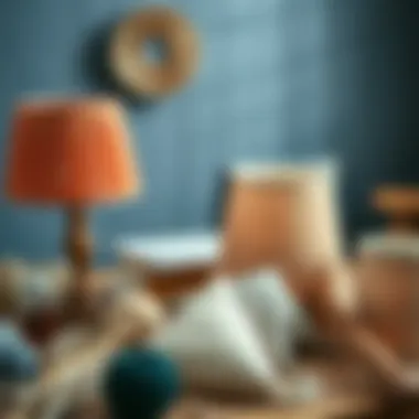 Selection of materials for unique lampshades