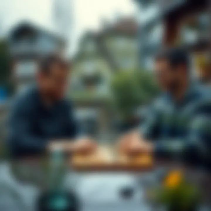 Couple playing a board game on a rainy day