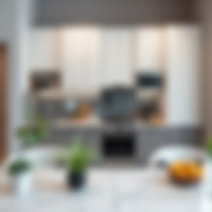 Functional layout for a limited kitchen space