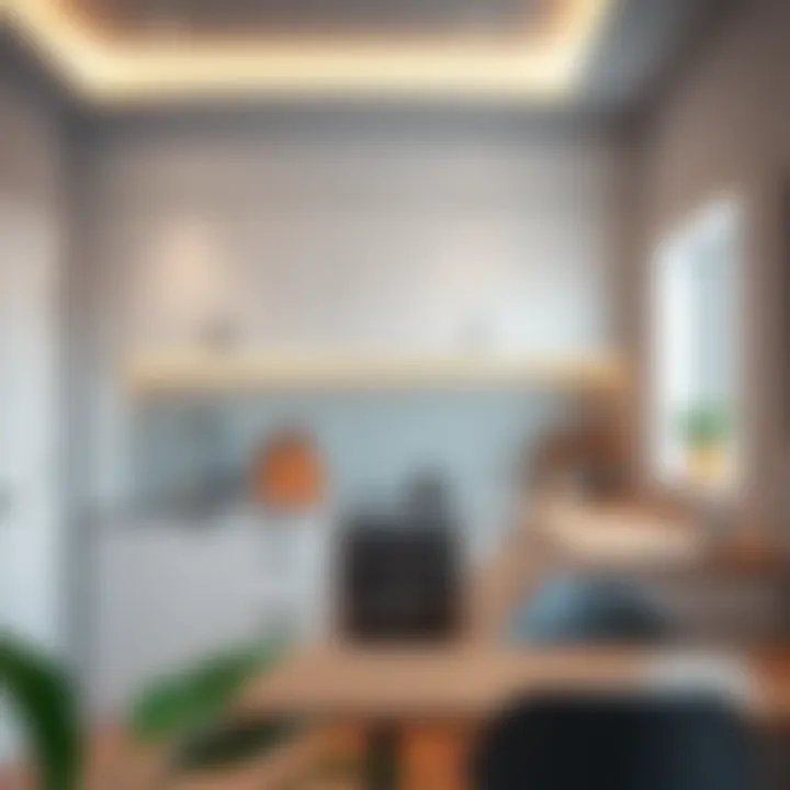 Modern minimalist kitchen design