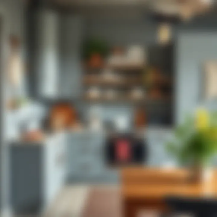 Stylish decor elements for small kitchens