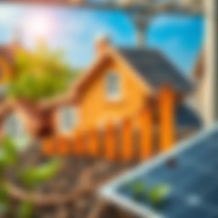 Graph illustrating financial savings from solar energy