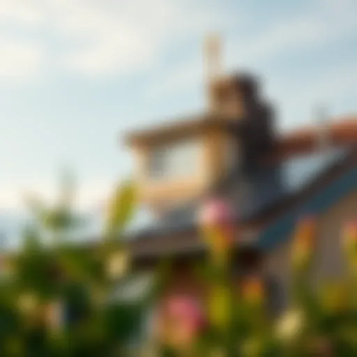 Solar panels installed on a residential roof