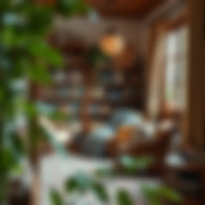 A cozy reading nook for stress relief