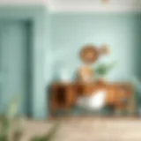 A visually striking palette featuring aqua green and complementary colors