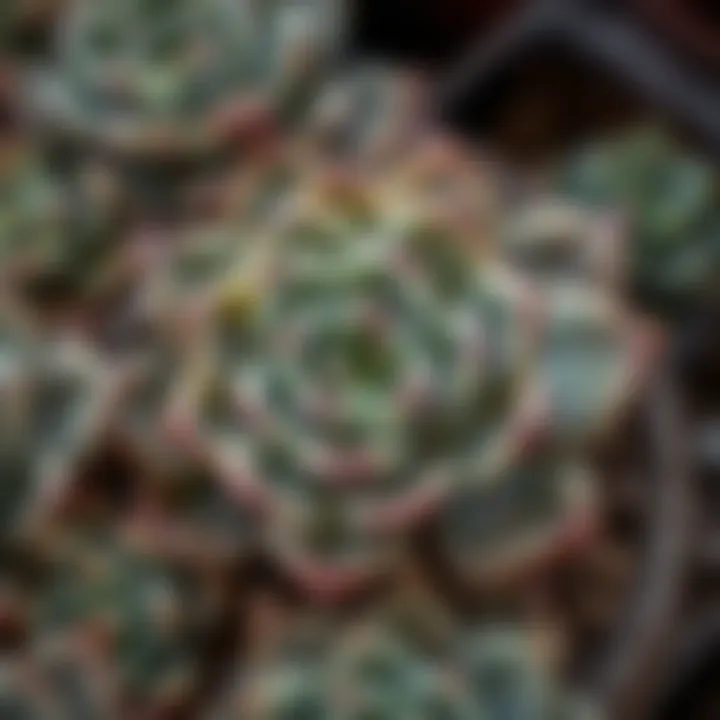 Signs of Distress in Succulent Plants Signs of distress in a succulent plant.