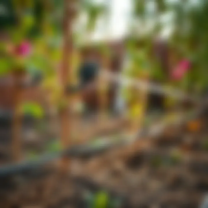 Creating a sustainable irrigation system for saplings