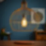 Creative wire lampshade structure