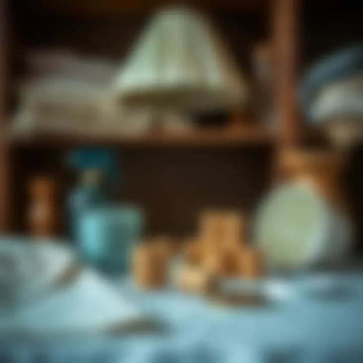 Selection of materials for lampshade making