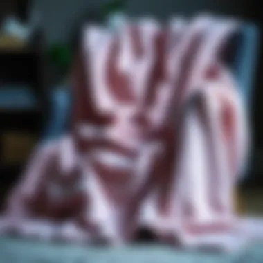 Cozy thermal blanket draped over a comfortable chair