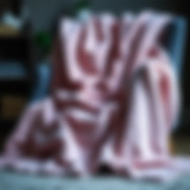 Cozy thermal blanket draped over a comfortable chair