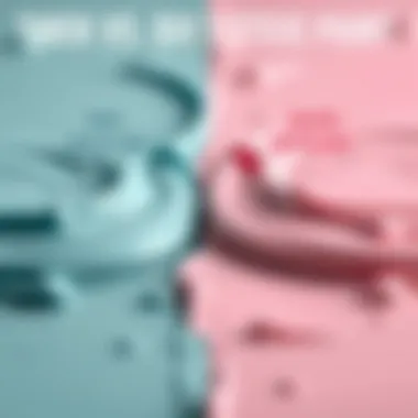 Comparison of thick and diluted acrylic paint