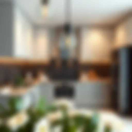 Modern kitchen with elegant design and functional layout