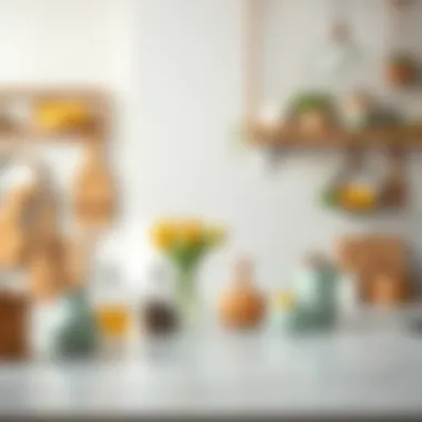 Stylish kitchen accessories enhancing the aesthetic appeal