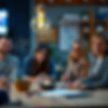 An engaging group activity fostering collaboration and innovation