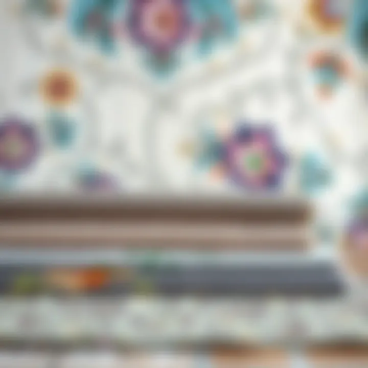 Variety of materials for washable wallpaper