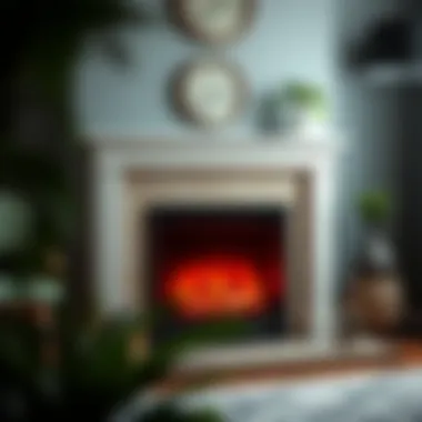 Various types of electric fireplaces