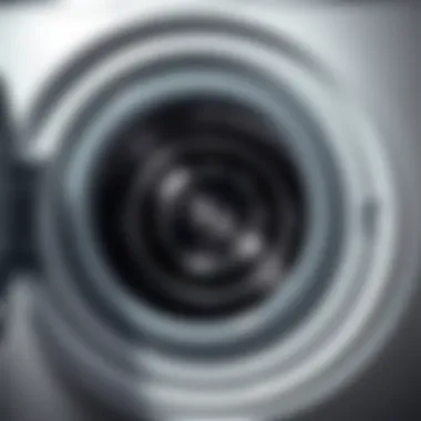 Interior view of a washing machine drum after cleaning
