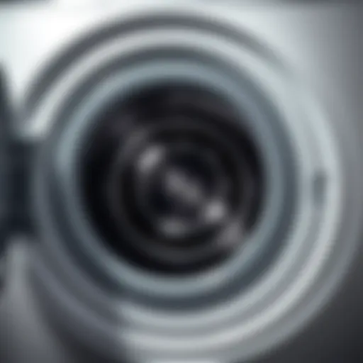 Interior view of a washing machine drum after cleaning