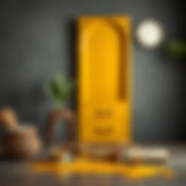 Variety of colors in gold paint