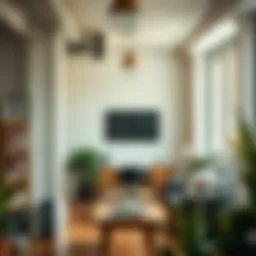 Contemporary publication room design showcasing aesthetic organization