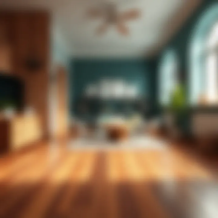 Bold Color Choices in Interior Design Stylish room featuring a bold colored floor