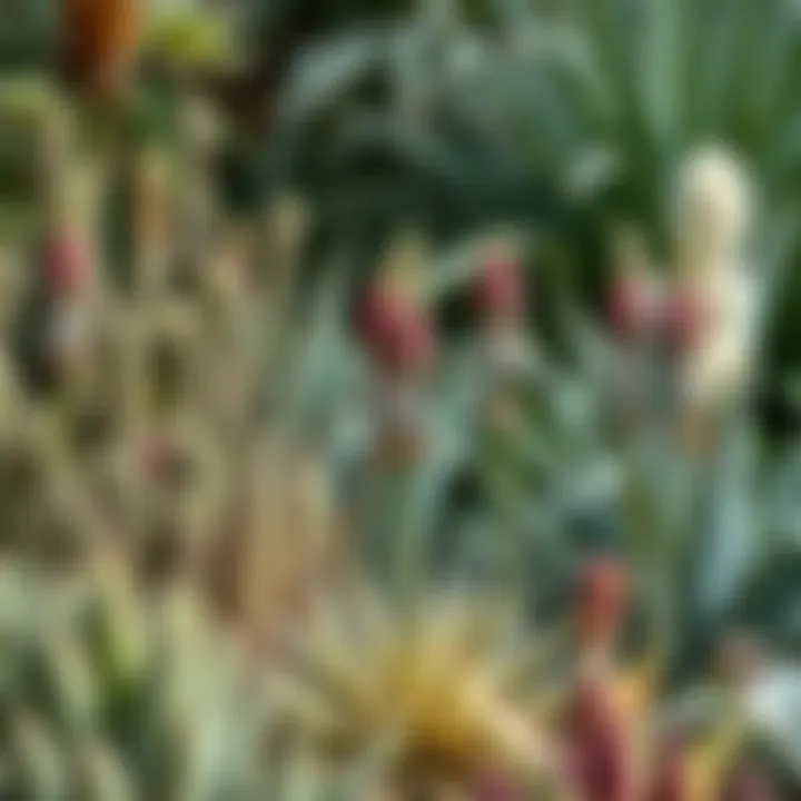 Various types of Yucca plants showcasing their diverse appearances