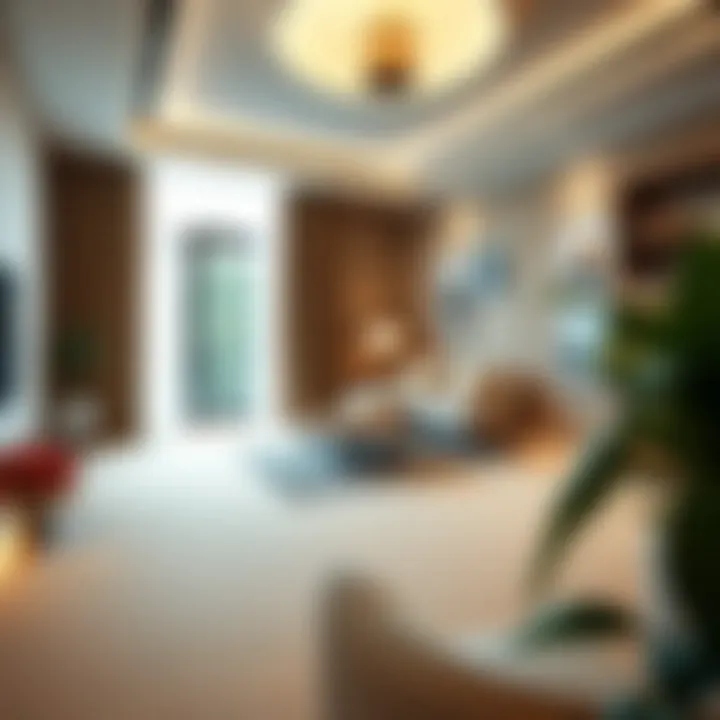 Finished soundproofed floor showcasing a tranquil environment