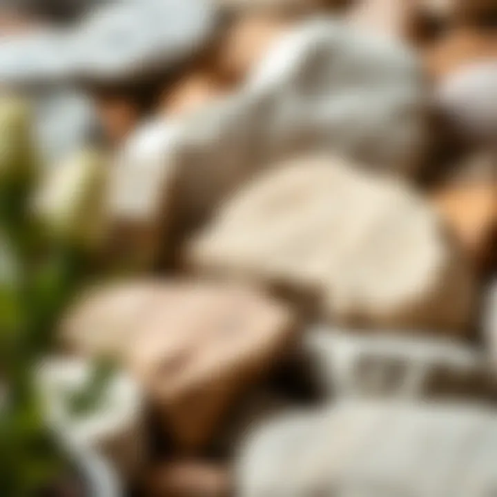 Diverse range of stone materials for flooring